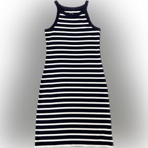 Navy & White striped GAP Tank Dress in EUC XS